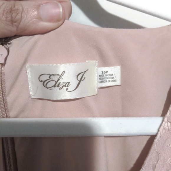 Eliza J Dress Pink Lace NWOT - Picture 7 of 8